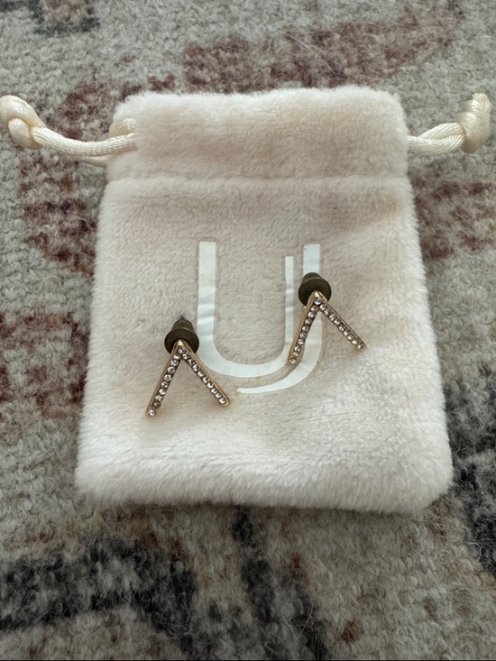 Uncommon James Jewelry - Uncommon James V Gold Stud Earrings with Pouch Included